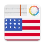 radio usa android application logo